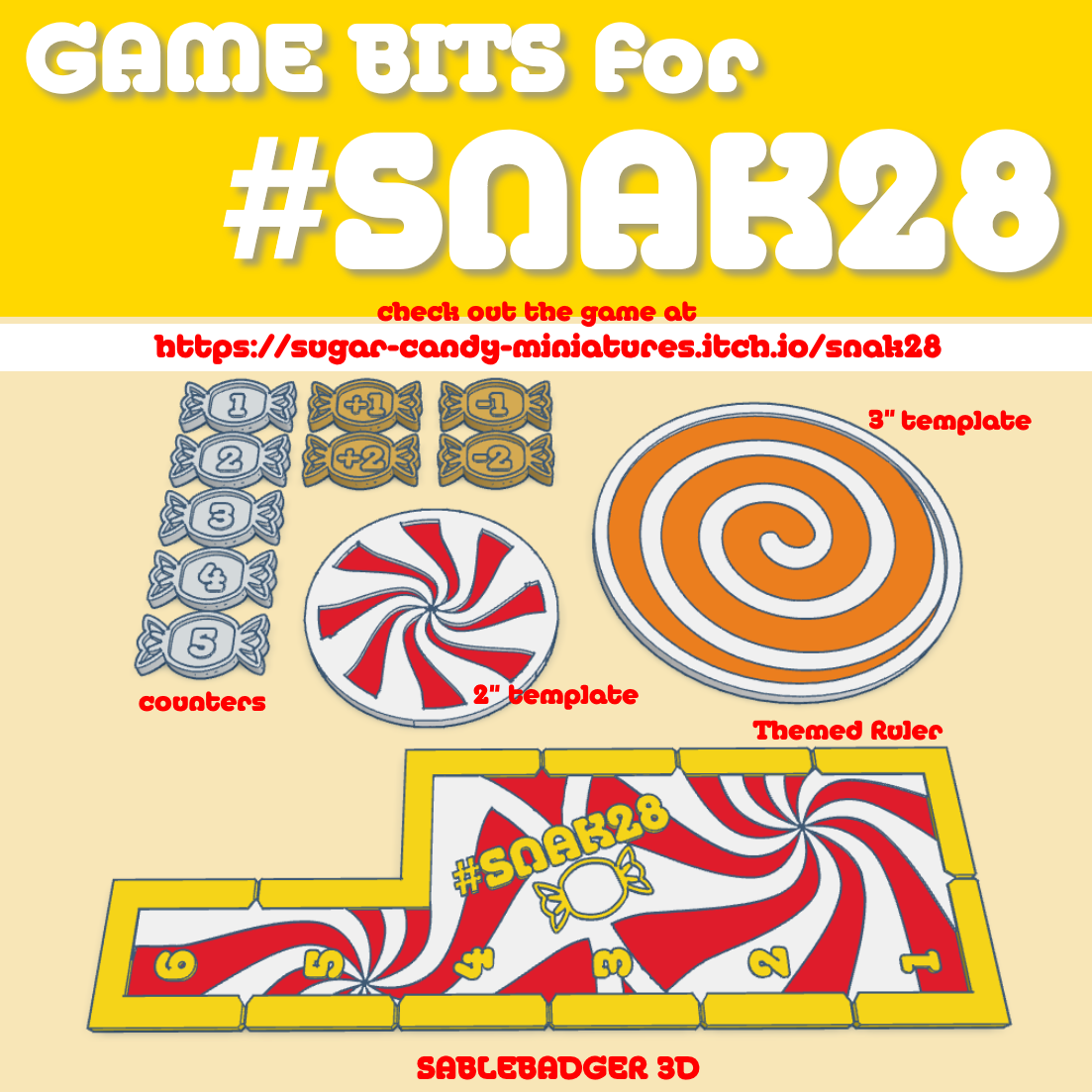 Tokens and Templates - Snak28 The Game of Candy Cannibalism